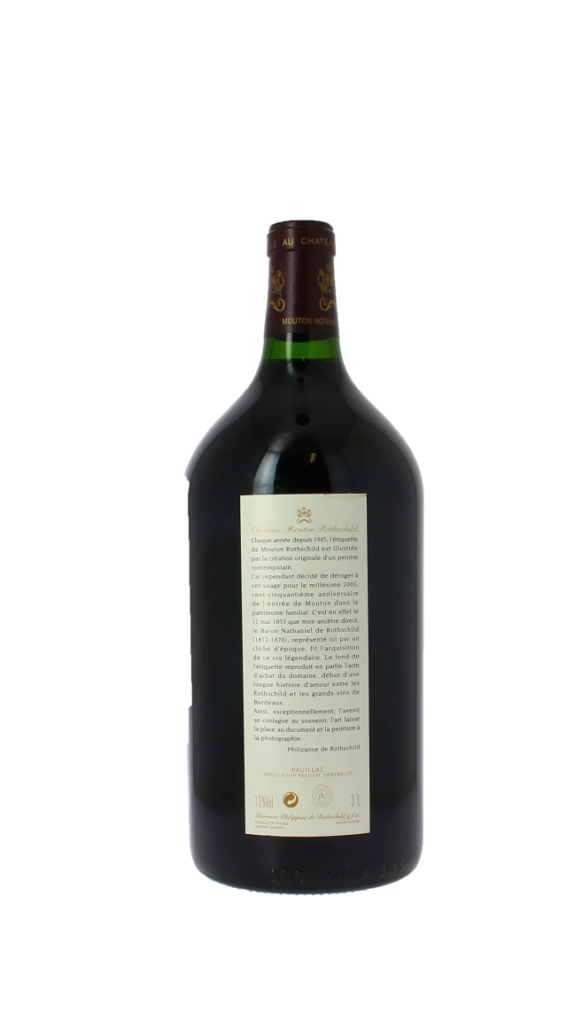 Château Mouton Rothschild 2003 Rouge Bordeaux Pauillac Double Magnum