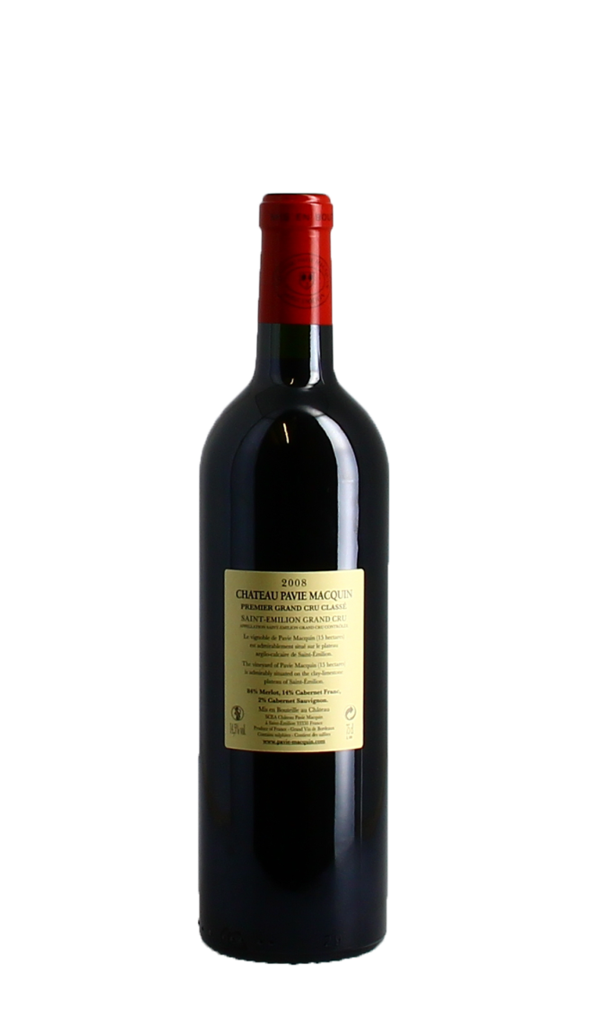 Château Pavie Macquin 2008 Rouge Bordeaux St-Emilion Grand