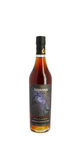 Rhum Savanna, The Wild Island Edition, Single Cask n°980 15 ans 50cl