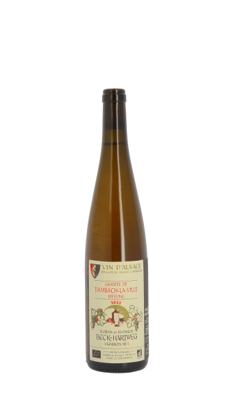 Florian & Mathilde Beck-Hartweg, Riesling Dambach 2023 Blanc 75cl
