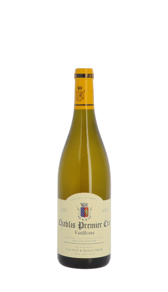 Domaine Jean-Paul & Benoît Droin, Vaillons 2023 Blanc 75cl