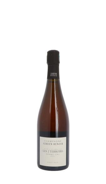 Champagne Adrien Renoir, Les 2 Terroirs 2021 Rosé 75cl